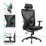 CH-OM-3069 Office Chair | Manager, Staff and Visitor Mesh Chair - Image 3