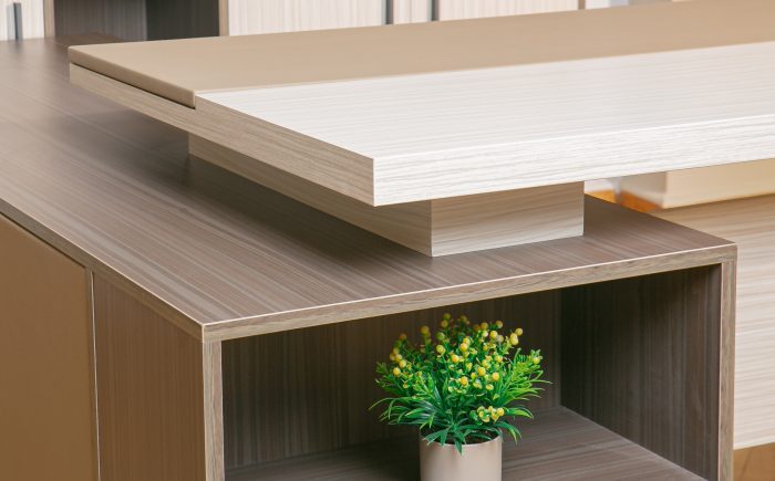 BRIZZ Manager Desk Set | Modern Executive Office Furniture - Image 7