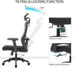 CH-OM-SMY Ergonomic Office Chair Set | Adjustable Lumbar, Headrest & Arms - Image 5