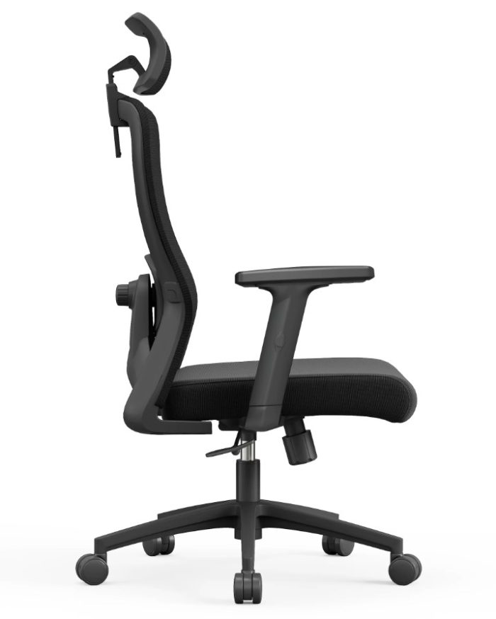 CH-OM-SMY Ergonomic Office Chair Set | Adjustable Lumbar, Headrest & Arms - Image 4