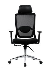 CH-GL-134-H Ergonomic Office Chair Set | Adjustable Lumbar, Headrest & Arms - Image 5
