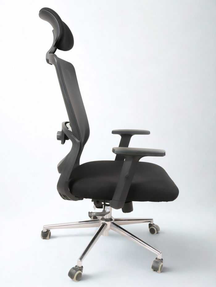 CH-GL-134-H Ergonomic Office Chair Set | Adjustable Lumbar, Headrest & Arms - Image 3