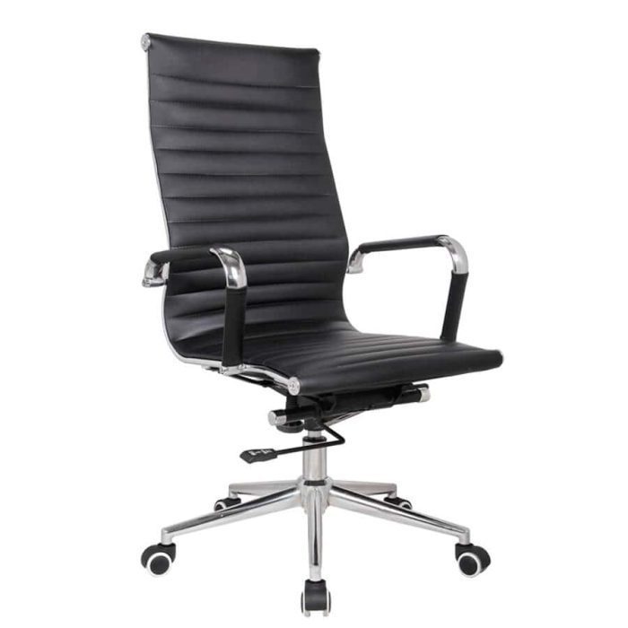 CH.BR.22 Office Chair Set | High Back, Mid Back & Visitor Leather Chair - Image 3