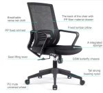 CH-DW-358 M Ergonomic Office Chair - Mesh Back & Lumbar Support - Image 4