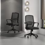 CH-HC-B169 Set | Mid Back Swivel Mesh Office Chair - Image 3