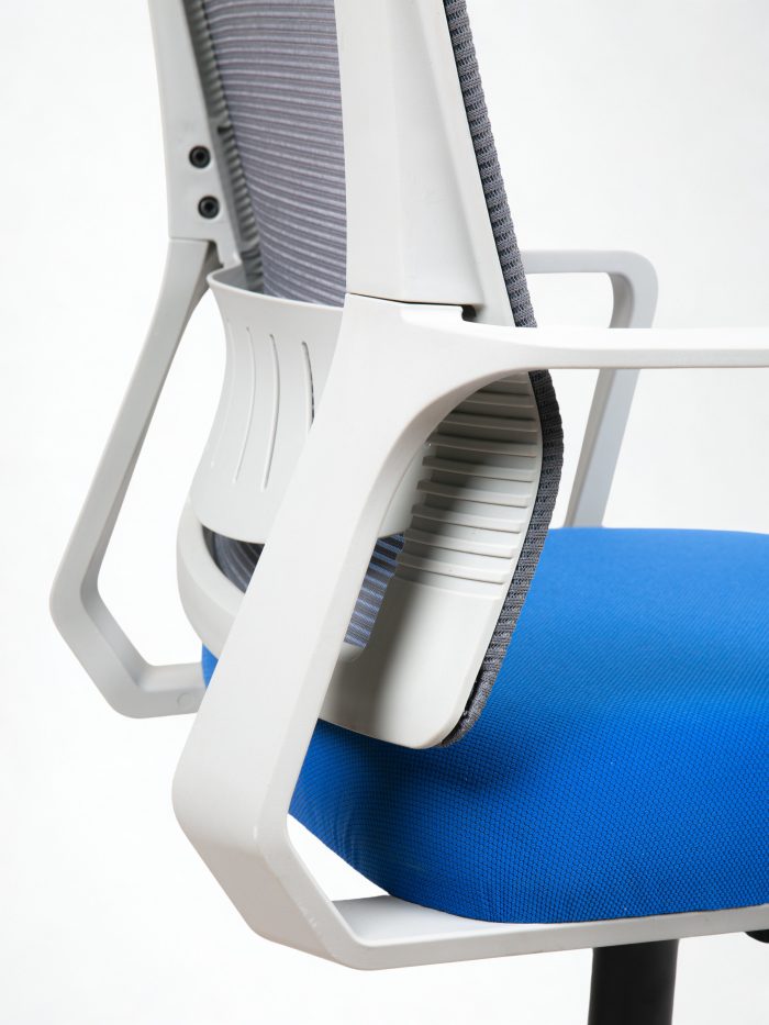 CH-DW.611.M Mid-Back Mesh Office Chair - Ergonomic Swivel Chair with Lumbar Support - Image 5