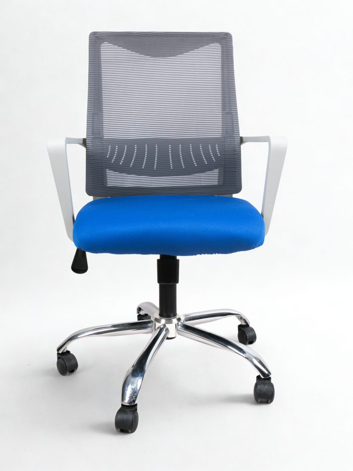 CH-DW.611.M Mid-Back Mesh Office Chair - Ergonomic Swivel Chair with Lumbar Support - Image 6